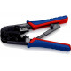 Пресс-клещи для штекеров KNIPEX RJ (Western), 2 гнезда, RJ 11/12, RJ 45, 190 мм, KN-975110SB