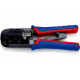 Пресс-клещи для штекеров KNIPEX RJ (Western), 2 гнезда, RJ 11/12, RJ 45, 190 мм, KN-975110SB