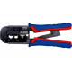 Пресс-клещи для штекеров KNIPEX RJ (Western), 2 гнезда, RJ 11/12, RJ 45, 190 мм, KN-975110SB
