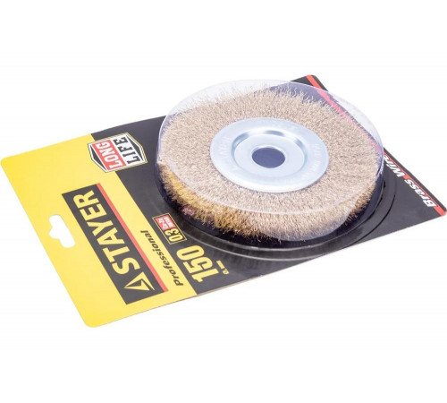 STAYER Ø 150 мм, щетка дисковая для УШМ 35122-150