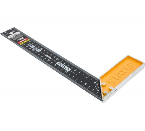 STAYER 300 мм, столярный угольник со стальным полотном 3430-30_z02