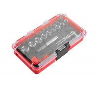 Набор бит и торцевых головок с трещоткой DEKO BS23 065-0500