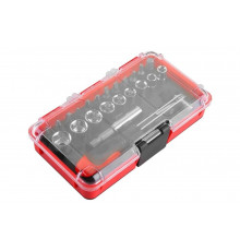 Набор бит и торцевых головок с трещоткой DEKO BS23 065-0500