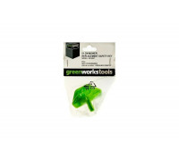 Ключ безопасности для газонокосилки 2500707 80В, зеленый GreenWorks 2910007