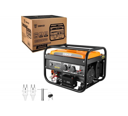 Бензиновый генератор DEKO dkeg210-e, 3.2 квт, электростартер 065-1085-1
