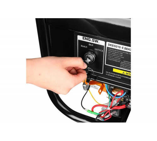 Бензиновый генератор DEKO dkeg210-e, 3.2 квт, электростартер 065-1085-1