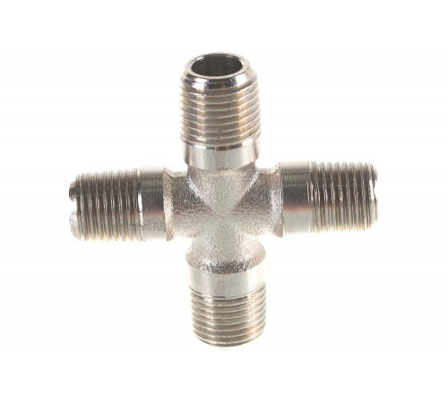 Переходник крестовина 1262/1 MMMM 1/8" GAV 27830 Переходник крестовина 1262/1 MMMM 1/8" GAV 27830