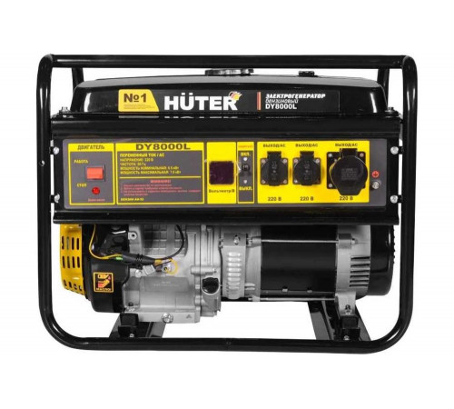 Портативный бензогенератор HUTER DY8000L Портативный бензогенератор HUTER DY8000L