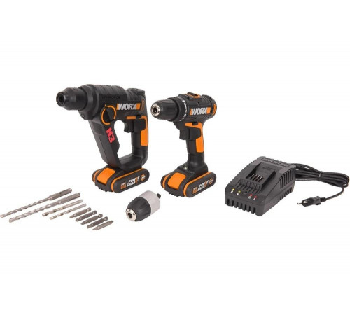 Аккумуляторный перфоратор WORX WX390.1 Аккумуляторный перфоратор WORX WX390.1