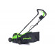 Газонокосилка аккумуляторная GreenWorks 24V, 33 см, бесщеточная, с 1хАКБ 4Ач c USB и ЗУ 2516107USB4