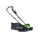 Газонокосилка аккумуляторная GreenWorks 24V, 33 см, бесщеточная, с 1хАКБ 4Ач c USB и ЗУ 2516107USB4