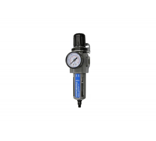 Фильтр воздушный грубой очистки с редуктором PRO 1/2" NORDBERG NP8234 Фильтр воздушный грубой очистки с редуктором PRO 1/2" NORDBERG NP8234