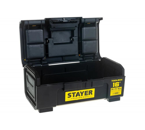 STAYER 390 х 210 х 160, пластиковый, ящик для инструмента TOOLBOX-16 38167-16 Professional