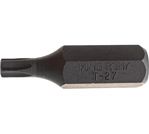 Вставка (бита) торцевая 10 мм, Torx, Т27, L = 36 мм KING TONY 163627T