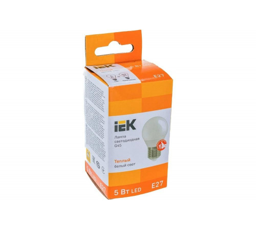 IEK LLE-G45-5-230-30-E27: эффективная лампа для освещения IEK LLE-G45-5-230-30-E27: эффективная лампа для освещения