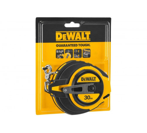Длинная рулетка Dewalt со стальной лентой 30 м DWHT0-34093