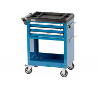 Профессиональная инструментальная тележка NORDBERG 3 полки, открытый отсек T4N
