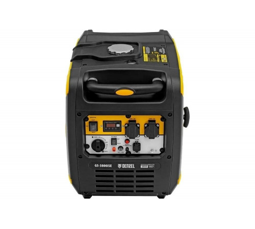 Генератор инверторный Denzel GS-3800iSE, 3,8 кВт, 230 В, закрытый корпус,электростартер 94711 Генератор инверторный Denzel GS-3800iSE, 3,8 кВт, 230 В, закрытый корпус,электростартер 94711