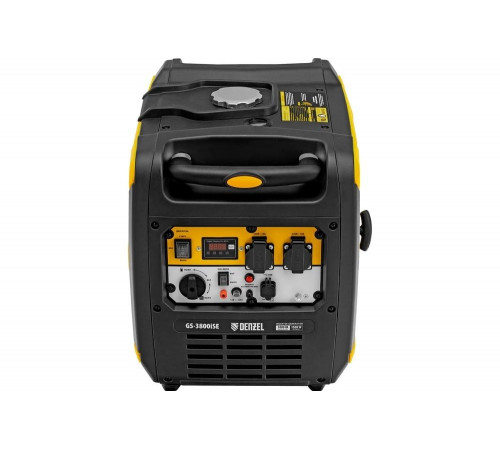 Генератор инверторный Denzel GS-3800iSE, 3,8 кВт, 230 В, закрытый корпус,электростартер 94711