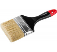 Плоская кисть STAYER Professional Universal светлая натуральная щетина, деревянная ручка, 100мм, 4" 0104-100