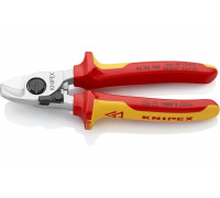 Кабелерез KNIPEX VDE, пружина, рез: кабель 15 мм, 50 мм, AWG 10, L-165 мм KN-9526165SB