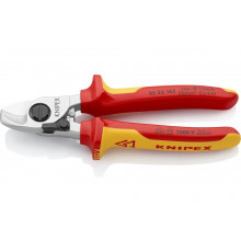 Кабелерез KNIPEX VDE, пружина, рез: кабель 15 мм, 50 мм, AWG 10, L-165 мм KN-9526165SB