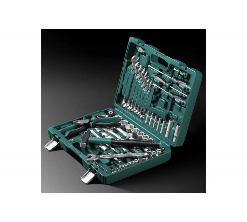 Универсальный набор инструмента KRAFTOOL Extrem-76 76 предм., (1/2"+3/8"+1/4") 27889-H76