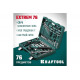 Универсальный набор инструмента KRAFTOOL Extrem-76 76 предм., (1/2"+3/8"+1/4") 27889-H76