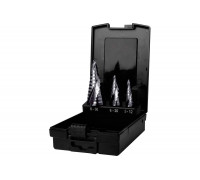 Набор ступенчатых сверл FlowStep 5-12/6-20/8-30 мм, HSS-G, 3 шт RUKO 101626PRO