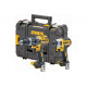Набор электроинструмента Dewalt DCK266NT, 18 В: ударная дрель-шуруповерт DCD796 и ударный шуруповерт DCF887, без АКБ и ЗУ, в кейсе TSTAK, DCK266NT-XJ