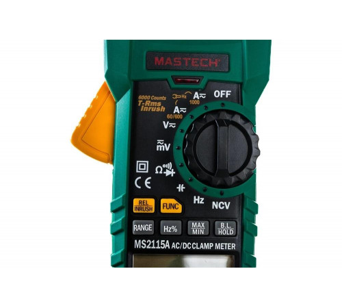 Цифровые токоизмерительные клещи Mastech MS2115A Цифровые токоизмерительные клещи Mastech MS2115A
