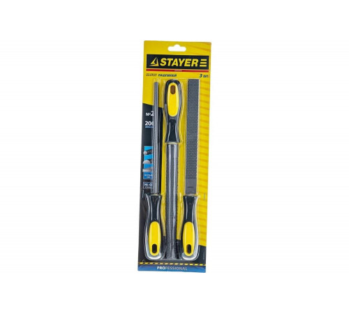 Набор рашпилей STANDARD 200мм 3шт Stayer 1690-20-H3_z01 Набор рашпилей STANDARD 200мм 3шт Stayer 1690-20-H3_z01