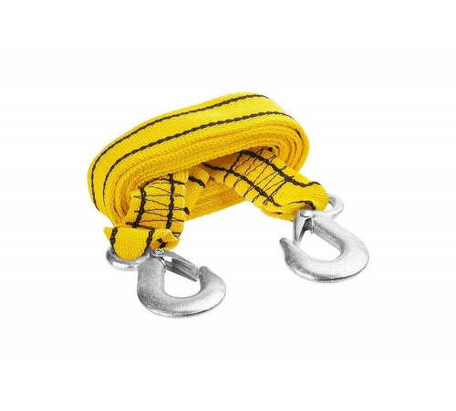 STAYER 2.5 т, ширина ленты 40 мм, длина 4 м, трос буксировочный STANDARD 61207-2.5 STAYER 2.5 т, ширина ленты 40 мм, длина 4 м, трос буксировочный STANDARD 61207-2.5