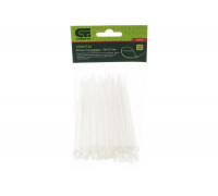 Хомуты СИБРТЕХ 100x2, 5 мм, пластмассовые, белые, 100 шт. 45515