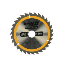 Пильный диск CONSTRUCT 184х30 мм, 30Т, ATB +10град DEWALT DT1942