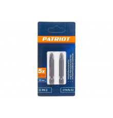 Бита (2 шт; PH2; 50 мм) PATRIOT 818010028