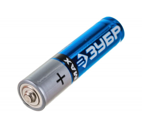 ЗУБР AAA, 4 шт., батарейка щелочная Turbo-MAX 59203-4C_z01 ЗУБР AAA, 4 шт., батарейка щелочная Turbo-MAX 59203-4C_z01