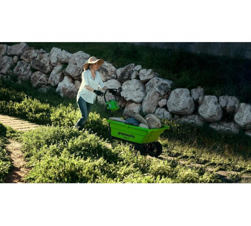 Самоходная садовая тележка Greenworks G40GCK6 40 В, с АКБ 6 А*ч и ЗУ 7400007UF