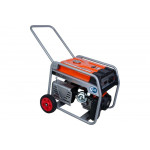 Бензиновый генератор TOR KM6500H 5,0кВт 220В 27л с кнопкой запуска и колесами 1018117