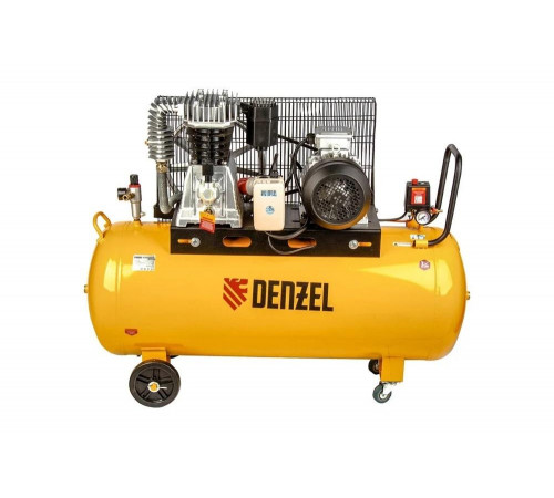 Компрессор DENZEL DR4000/200 масляный ременный 10 бар 690 л/м мощность 4 кВт 58093