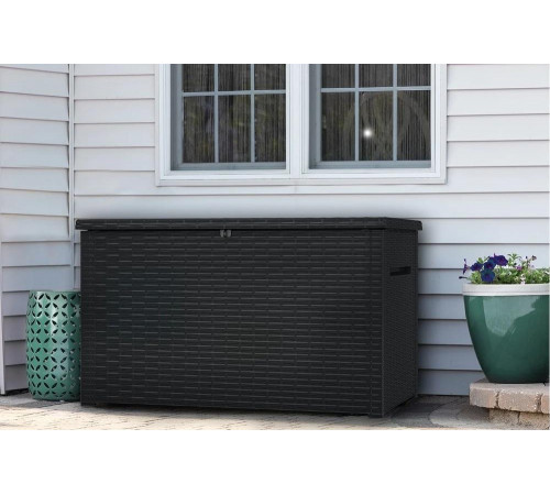 Сундук Keter JAVA BOX 850 L (rattan) графит 236041
