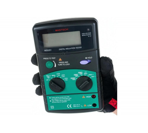 Измеритель сопротивления изоляции MS5201 Mastech 13-1346