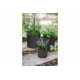 Комплект кашпо Keter CYLINDER PLANTERS S+M+L, графит 230217