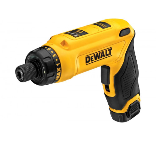 Аккумуляторная отвертка Dewalt DCF680G2, 7.2 В, 430 об/мин, с 2 АКБ 1 Ач и ЗУ, в сумке DCF680G2-QW