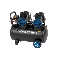 Безмасляный компрессор NORDBERG 220 В, ресивер 50 л, 500 л/мин NCEO50/500 01-00000889