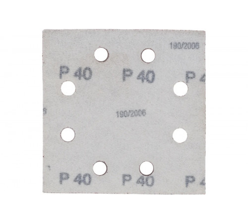 Лист шлифовальный перфорированный (10 шт; 115х115 мм; 40G) DEWALT DT3020