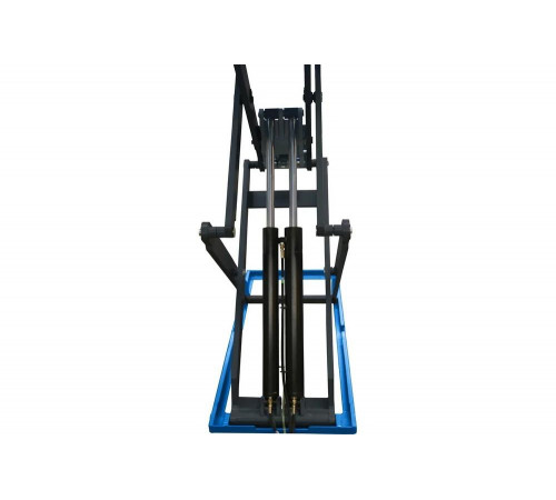 Ножничный короткий напольный подъёмник KraftWell г/п 3500 кг., цвет синий, клиренс 105 мм KRW350SF_blue Ножничный короткий напольный подъёмник KraftWell г/п 3500 кг., цвет синий, клиренс 105 мм KRW350SF_blue