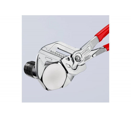 Переставные клещи-ключ Knipex 68 мм (2 1/2"), длина 300 мм, хром, 1К ручки, KN-8603300SB Переставные клещи-ключ Knipex 68 мм (2 1/2"), длина 300 мм, хром, 1К ручки, KN-8603300SB