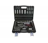 Набор инструментов P.I.T. 108 предметов, 1/2" и 1/4", CrV MXT-108-SET