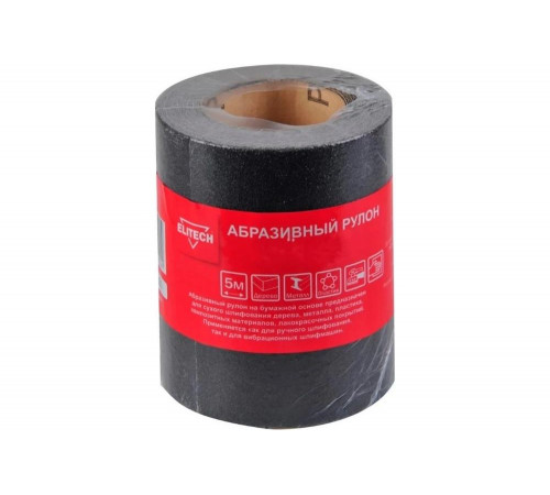 Абразивный рулон 100 мм, 5 м, P150 Elitech 1820.142900 204093